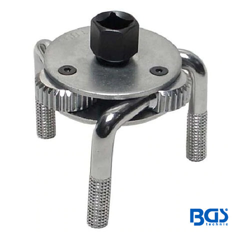 EXTRACTOR FILTRO ACEITE 3 PATAS 69-135MM     BGS     1030