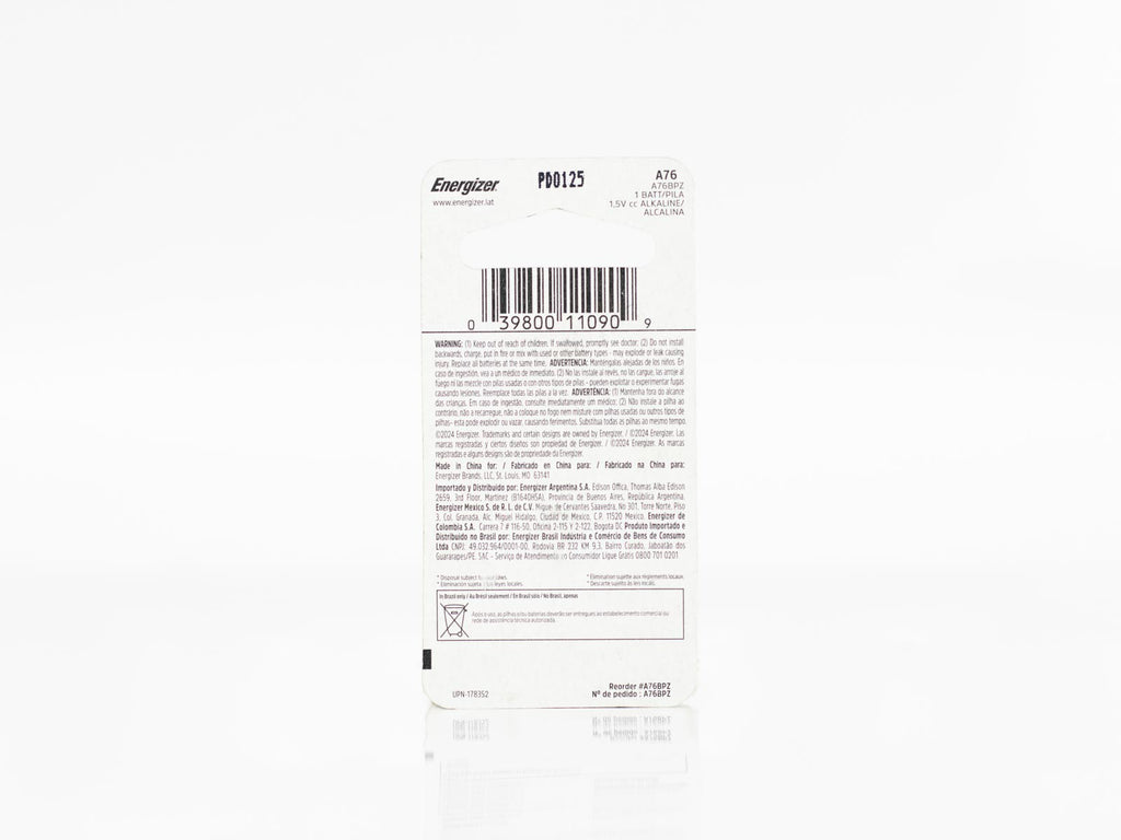 PILA LITIO ENERGIZER A76