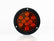 PLAFON  LED REDONDO ATORNILLABLE 4" BISEL NEGRO 10 LEDS AMBAR 24V     LOMBRA     714-A