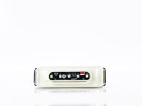 PLAFON  LED LATERAL TIPO KENWORTH CHICO BASE CROMADA MICA CRISTAL5 LEDS ROJO     LOMBRA     729C-R