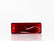 PLAFON LATERAL LED RECTANGULAR ATORNILLABLE 5.5" 21 LEDS ROJO ESTROBO 12-24V