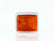 PLAFON RECTANGULAR PAMBASO BISEL CROMADO AMBAR 12V     LOMBRA     510-A MICA 118