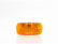 PLAFON LED LATERAL DOBLE OPTICA TIPO HELLA 10 LEDS AMBAR