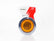 PLAFON LED REDONDO ATORNILLABLE 4" BISEL CROMADO 14 LEDS CON ARO LED ESTROBO AMBAR 12-24V    IMP     REF 717-A