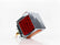 PLAFON DIRECCIONAL LED CUADRADO 2 TORNILLOS BISEL CROMADO 12-24V  DER     MULTITOP     126D