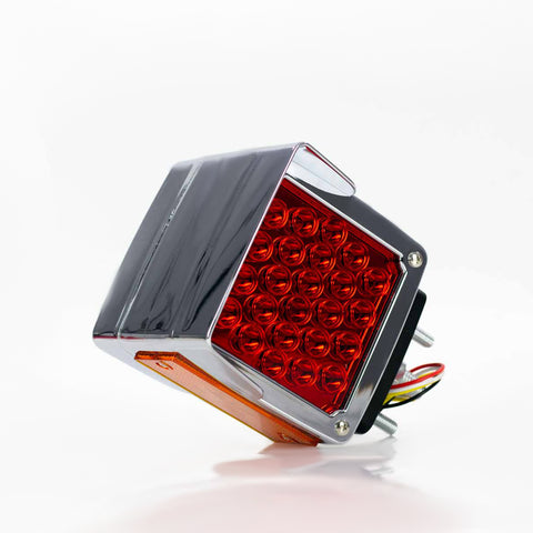 PLAFON DIRECCIONAL LED CUADRADO 2 TORNILLOS BISEL CROMADO 12-24V  IZQ     MULTITOP     126I