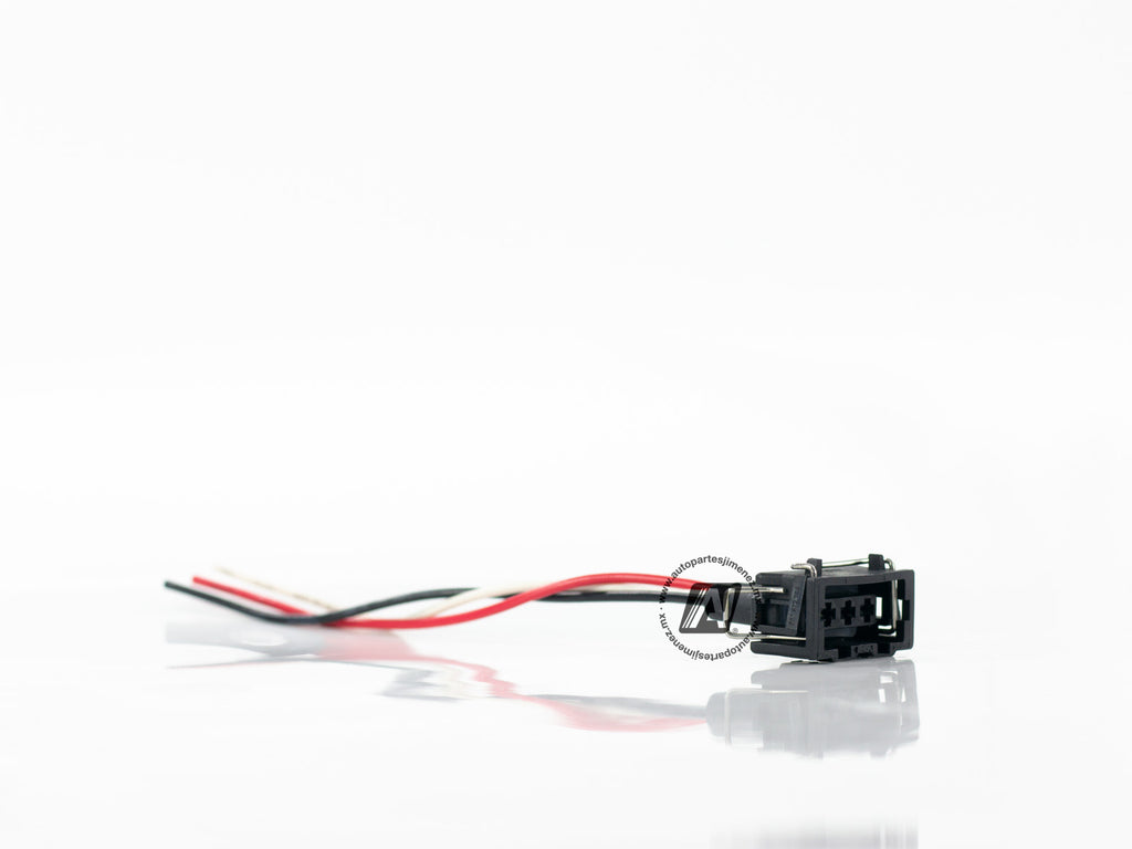 CONECTOR 3TERMINALES BOBINA VW SEDAN FI CABRIO GOLF JETTA A3 DERBY CORDOBA SENCILLO     REF  UF-364 UF-207 TH-434