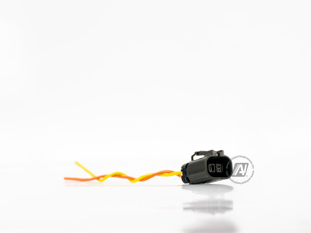 CONECTOR 2TERMINALES  BULBO MOTOVENTILADOR NISSAN TSURU II III ENTRADA CHICA
