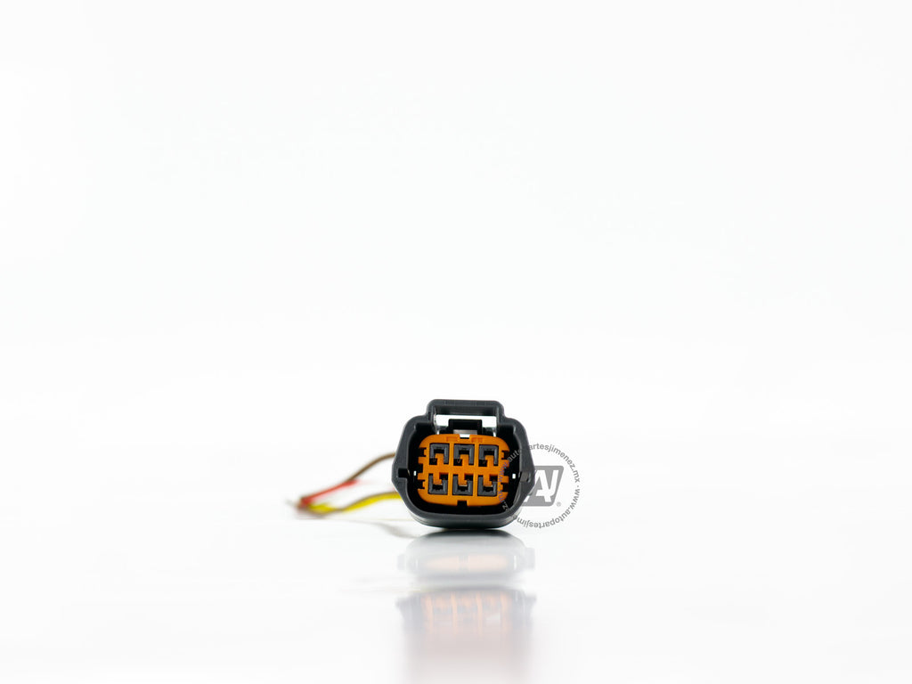 CONECTOR 6TERMINALES  CUERPO ACELERACION NISSAN GUIA PAREJA VERDE