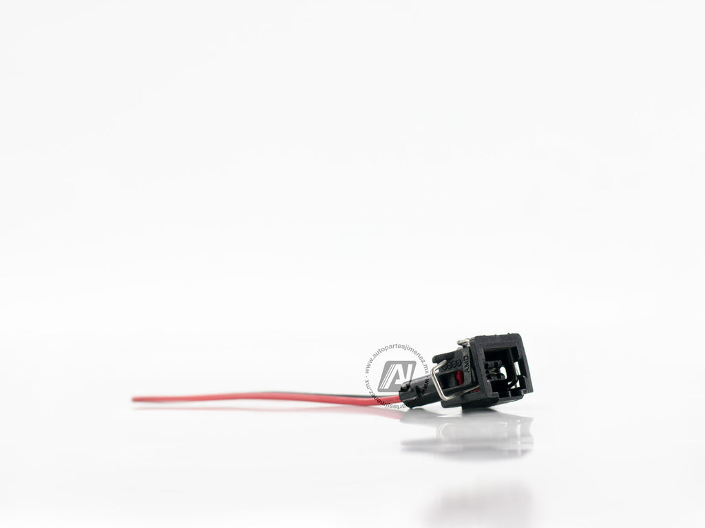 CONECTOR 2TERMINALES  INYECTOR 2 GUIAS SENSOR TEMPERATURA JETTA A3 S-1330 S-1750