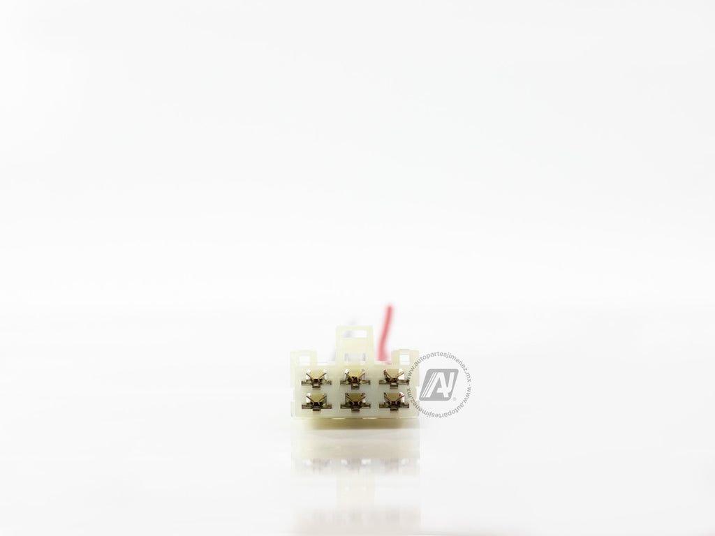 CONECTOR 6TERMINALES  PASTILLA ENCENDIDO NISSAN TSURU MOTOR LIMPIAPARABRISAS US-119     A2017-9
