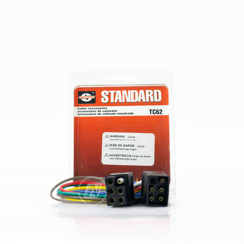 CONECTOR REMOLQUE 6 VIAS      STANDARD     REF  TC-62