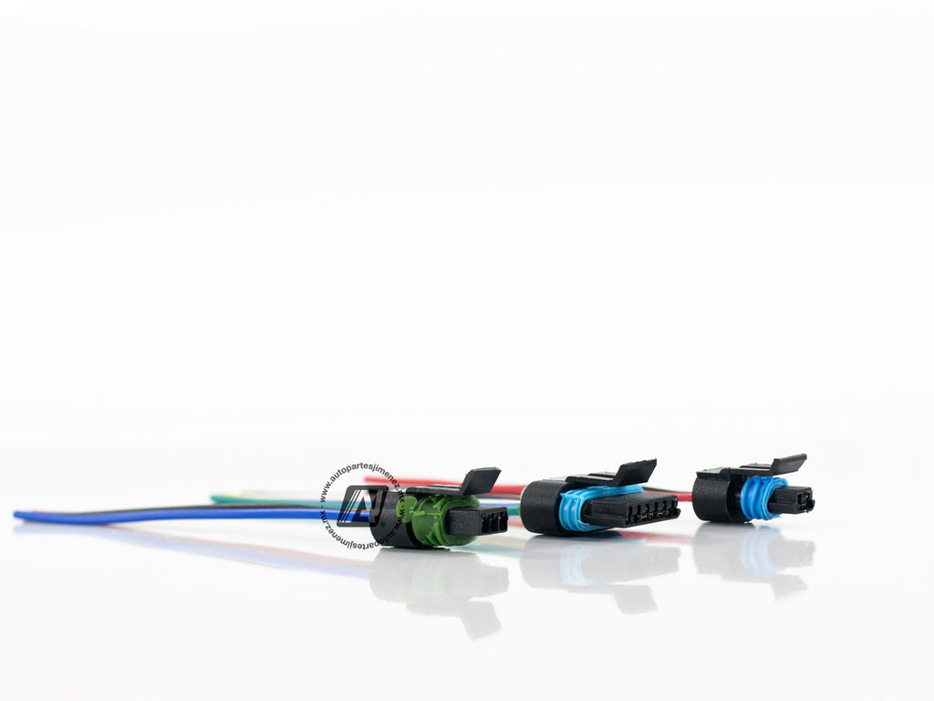 CONECTOR 3 PIEZAS MODULO ENCENDIDO CHEVROLET 6 3 2TERMINALES HEMBRA     REF S-1099 S-574 HP-3840