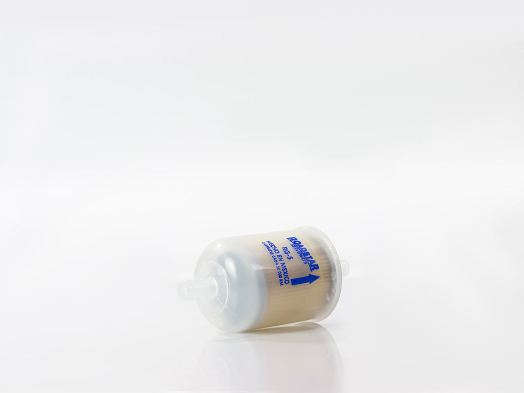 FILTRO GASOLINA  UNIVERSAL PLASTICO 3/8"     ROADSTAR     REF  33003 FGI-034