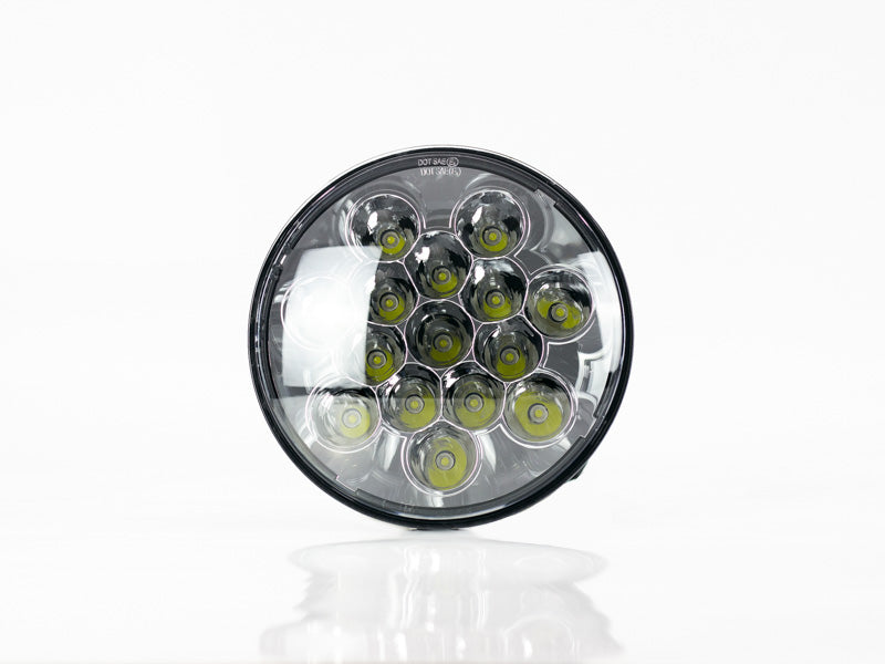 UNIDAD LED REDONDA 6024 15 LEDS 36W ALTA BAJA JUEGO PIEZA     RACINGTEC