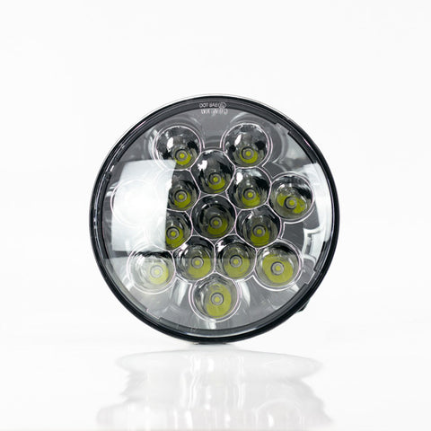 UNIDAD LED REDONDA 6024 15 LEDS 36W ALTA BAJA JUEGO PIEZA     RACINGTEC