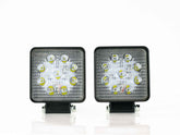 FARO AUXILIAR LED 9 LEDS 27W CUADRADO JUEGO      IMP