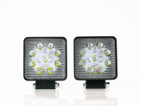 FARO AUXILIAR LED 9 LEDS 27W CUADRADO JUEGO      IMP