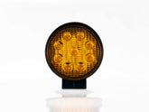 FARO AUXILIAR LED 9 LEDS 27W AMBAR REDONDO PIEZA     RACINGTEC