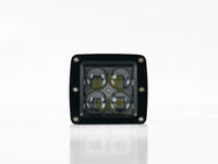 FARO AUXILIAR LED 4 LEDS 16W CUADRADO CON LUPA PIEZA     RACINGTEC