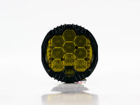 FARO AUXILIAR LED 15 LEDS 5" REDONDO AMBAR 12-24V