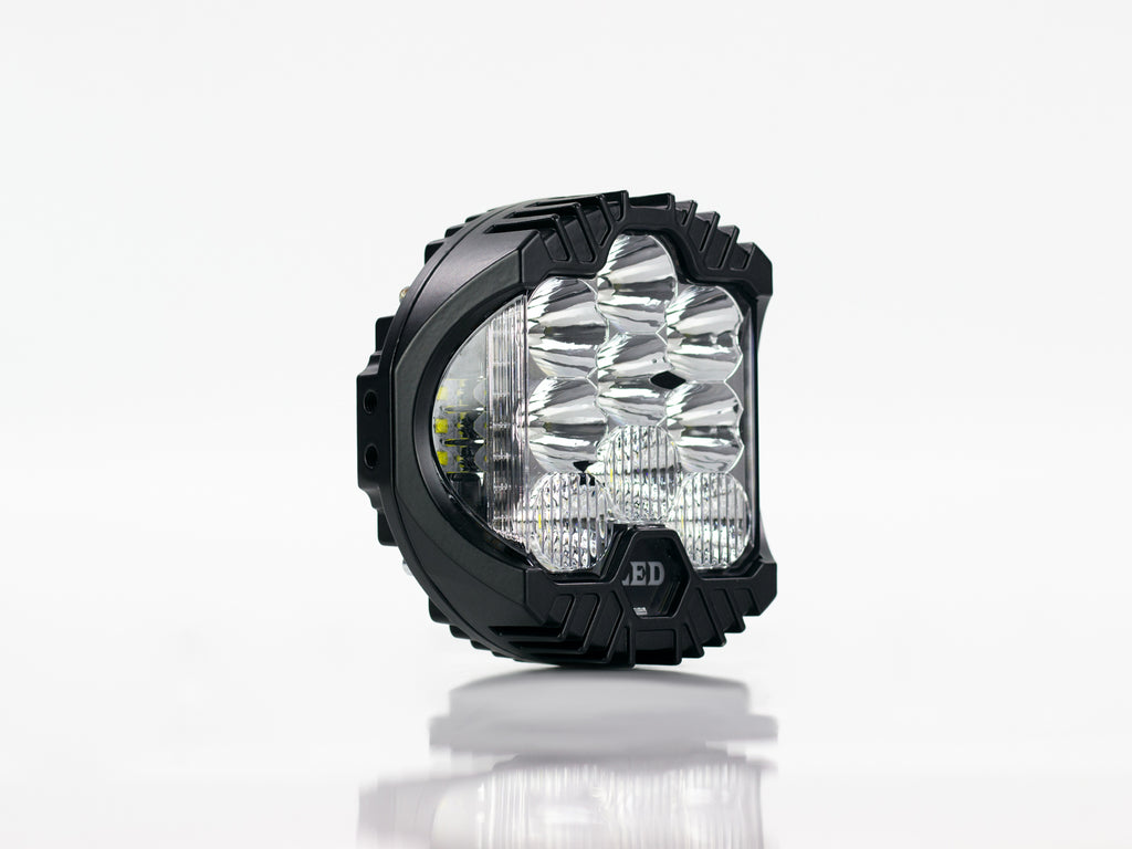 FARO AUXILIAR LED 21 LEDS 5" REDONDO BLANCO 12-24V