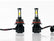 FOCO HYPER LED 9007 12V JUEGO 4 CARAS