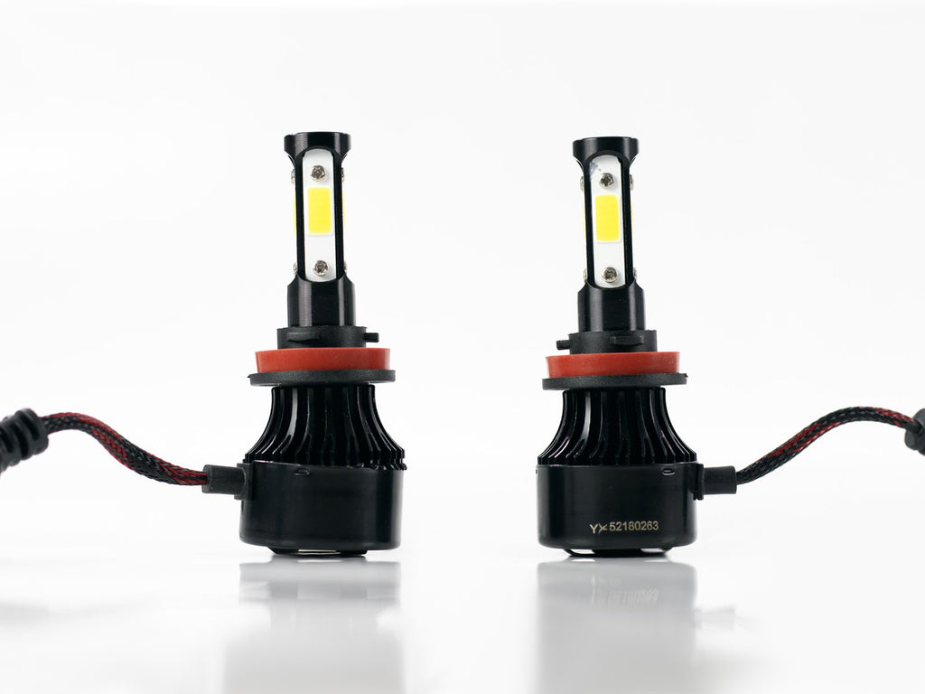 FOCO HYPER LED H11 12V JUEGO 4 CARAS