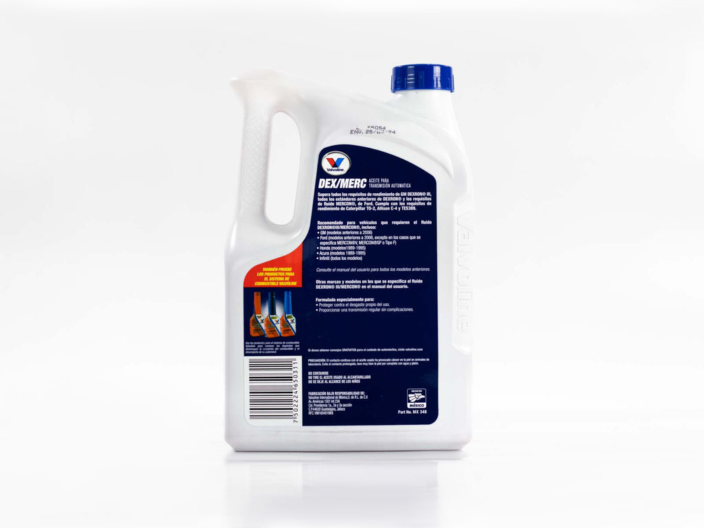 ACEITE VALVOLINE MAXLIFE DEX/MERC ATF SINTETICO 3.78LT