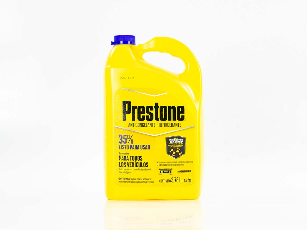 ANTICONGELANTE PRESTONE 35% UNIVERSAL TAPA AZUL 3.78LT