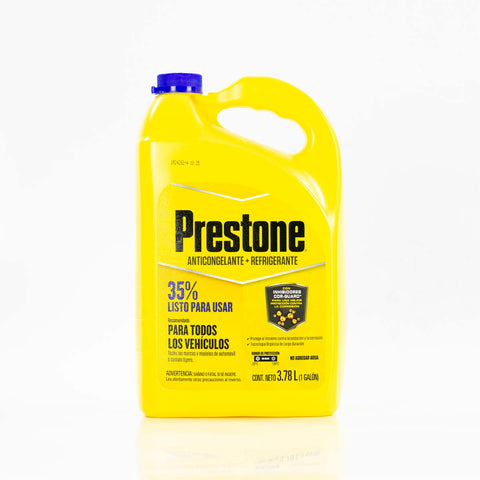 ANTICONGELANTE PRESTONE 35% UNIVERSAL TAPA AZUL 3.78LT