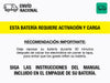 BATERIA MOTO AMERICA CTX14-BS 200 AMP 12 A/H (+)/(-)