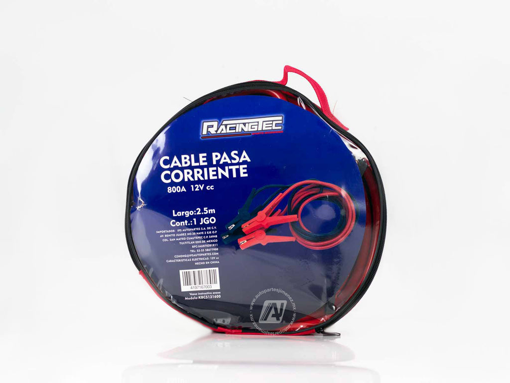 CABLE PASA CORRIENTE 800A 2.5MT      RACINGTEC
