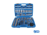 CAJA HERRAMIENTA AUTOCLE GEARLOCK 1/4" 3/8" 1/2" 192 PIEZAS     BGS     2247