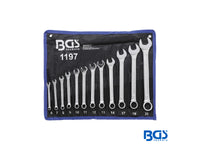 LLAVES COMBINADAS 6-22 MM JUEGO 12 PIEZAS      BGS     1197
