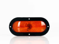 PLAFON OVALADO ATORNILLABLE SELLADO AMBAR 12V     LOMBRA     698-A
