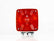 PLAFON DIRECCIONAL CUADRADO 2 TORNILLOS BISEL CROMADO FAMSA DER 12V    LOMBRA     636  MICA  16