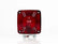 PLAFON DIRECCIONAL CUADRADO 2 TORNILLOS BISEL CROMADO FAMSA IZQ 12V     LOMBRA     636  MICA  16