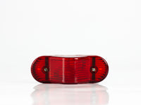 PLAFON LATERAL OVALADO ROJO     LOMBRA     628-R