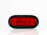 PLAFON  LED OVALADO EMBUTIBLE 10 LEDS ROJO 12-24V     TRAKTOLAMP
