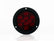 PLAFON  LED REDONDO ATORNILLABLE 4" BISEL NEGRO 10 LEDS ROJO 24V     LOMBRA     714-R
