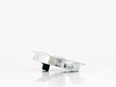PLAFON  LED REDONDO ATORNILLABLE 4" BISEL CROMADO CON CONECTOR 10 LEDS CON DESTELLO AMBAR 12-24V     LOMBRA     717-A