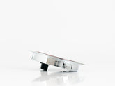 PLAFON  LED REDONDO ATORNILLABLE 4" BISEL CROMADO CON CONECTOR 10 LEDS CON DESTELLO ROJO 12-24V     LOMBRA     717-R
