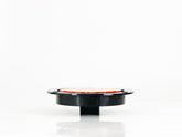 PLAFON  LED REDONDO ATORNILLABLE 4" BISEL NEGRO CON CONECTOR 10 LEDS AMBAR 12-24V     LOMBRA     687-A