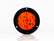 PLAFON  LED REDONDO ATORNILLABLE 4" BISEL NEGRO CON CABLES 10 LEDS AMBAR 12-24V     LOMBRA     737-A
