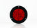 PLAFON  LED REDONDO ATORNILLABLE 4" BISEL NEGRO CON CABLES 10 LEDS ROJO 12-24V     LOMBRA     737-R