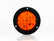 PLAFON  LED REDONDO ATORNILLABLE 4" BISEL NEGRO CON CONECTOR 10 LEDS CON DESTELLO AMBAR 12-24V     LOMBRA     689-A