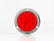 PLAFON  LED REDONDO ATORNILLABLE 4" BISEL CROMADO 10 LEDS ROJO 12V     TECNOLAMP     REF  776-R