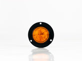 PLAFON  LED REDONDO ATORNILLABLE 2" BISEL NEGRO CON CONECTOR 3 LEDS AMBAR 12-24V     LOMBRA     704-A