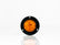 PLAFON  LED REDONDO ATORNILLABLE 2" BISEL NEGRO CON CONECTOR 3 LEDS AMBAR 12-24V     LOMBRA     704-A
